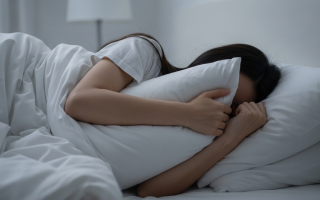 수면장애를 겪는 여성